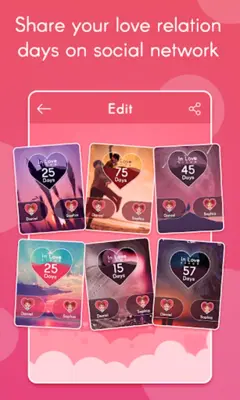 Love Relation Days Calculator android App screenshot 3